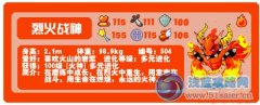 洛克王國烈火戰神天賦,性格推薦