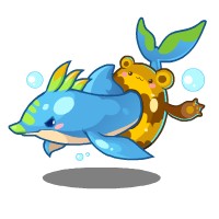 洛克王國海豚樂樂技能表種族值進化圖