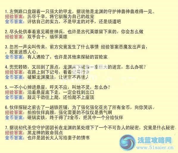 龍斗士龍淵探秘問題