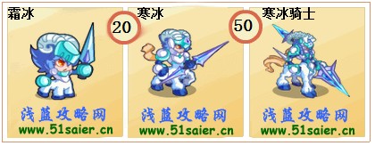 奧奇傳說霜冰-寒冰-寒冰騎士進化圖 