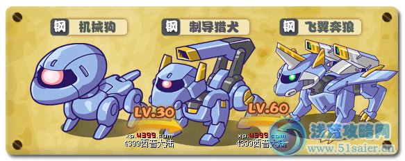 西普大陸飛翼奔狼技能表