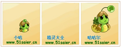 賽爾號凱小咕-咕咕爾進化圖
