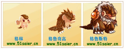 賽爾號格魯斯特進化圖