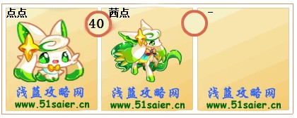 奧拉星點(diǎn)點(diǎn)-茜點(diǎn)進(jìn)化圖