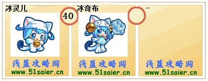 奧奇傳說冰靈兒-冰奇布進化圖 