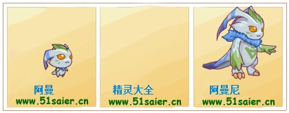 賽爾號阿曼-阿曼尼進化圖