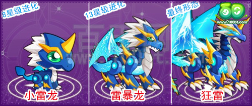 龍斗士小雷龍-雷暴龍-狂雷