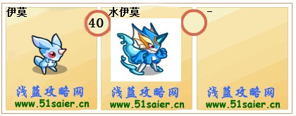 奧奇傳說伊莫-水伊莫進化圖