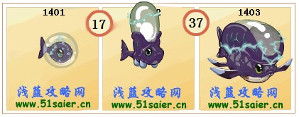 賽爾號薩里-薩杰斯-薩洛奇斯進化圖