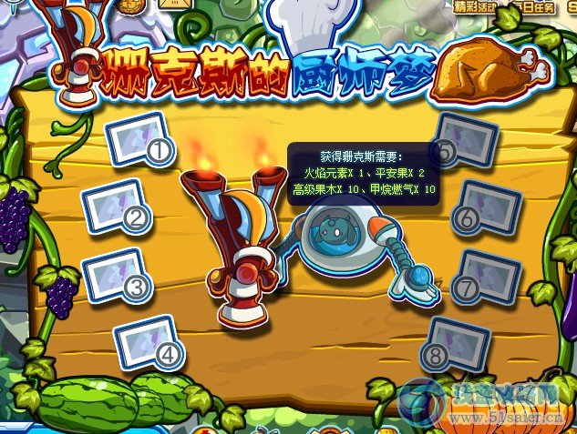 珊克斯的廚師夢