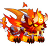 龍斗士赤炎-狂炎獅圖鑒