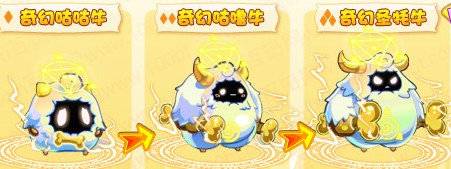奧奇?zhèn)髡f奇幻咕咕牛-奇幻咕嚕牛-奇幻圣牦牛進(jìn)化圖 