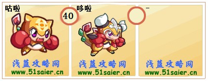 奧拉星咕啦-哆啦進化圖