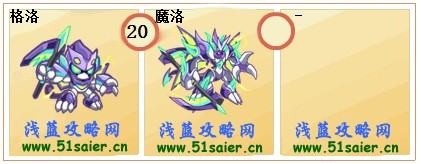 奧拉星格洛-魔洛進化圖