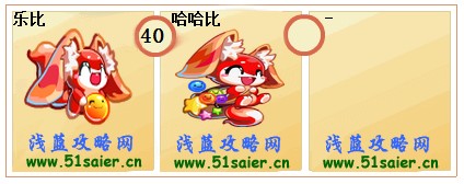 奧拉星樂比-哈哈比進化圖