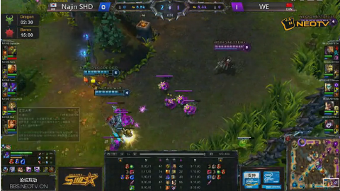 SWL聯(lián)賽第二賽季 WE vs Najin SHD