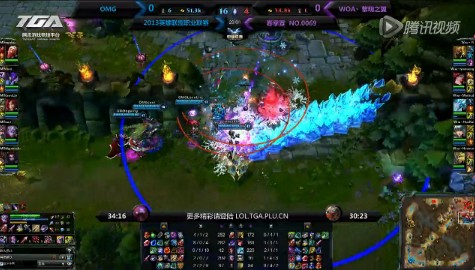 LPL春季賽7日比賽 OMG vs WOA