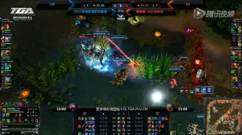 lpl春季賽20日比賽 LM vs PE