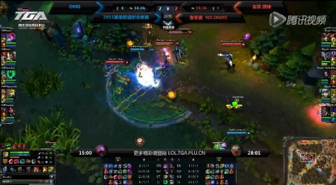 lpl春季賽20日比賽 OMG vs 皇族