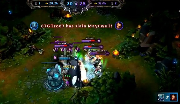 lol精彩擊殺 小魚(yú)人塔下1V5怒取5殺