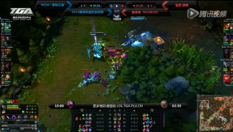 lpl春季賽28日比賽 WOA vs 皇族