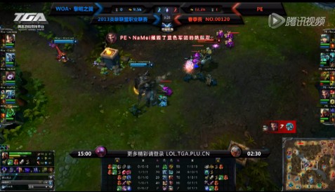 lpl春季賽10日比賽 WoA vs PE