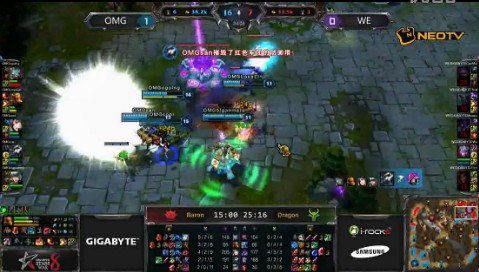 技嘉StarsWar半決賽  WE vs OMG