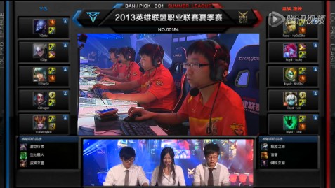 lpl夏季聯賽8月4日比賽 YG vs 皇族