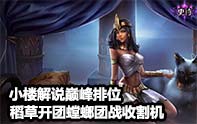 小樓解說 巔峰排位稻草開團螳螂收割