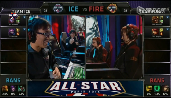 全明星2v2模式 Doublelift+Madlife vs Diamond+Bjergsen