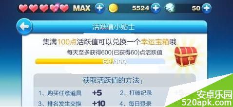 天天酷跑快速刷活躍值攻略