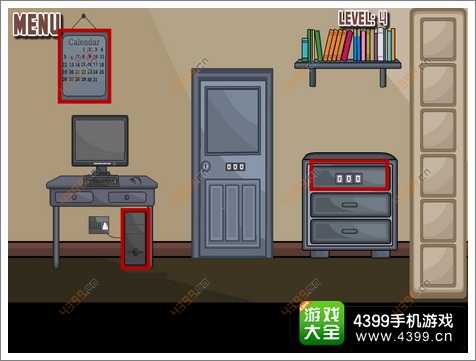 密室逃脫卡通第4關攻略