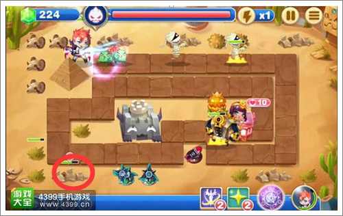 天天來塔防第54關攻略