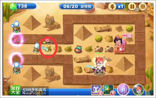 天天來塔防第53關攻略