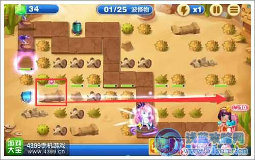 天天來塔防第55關攻略